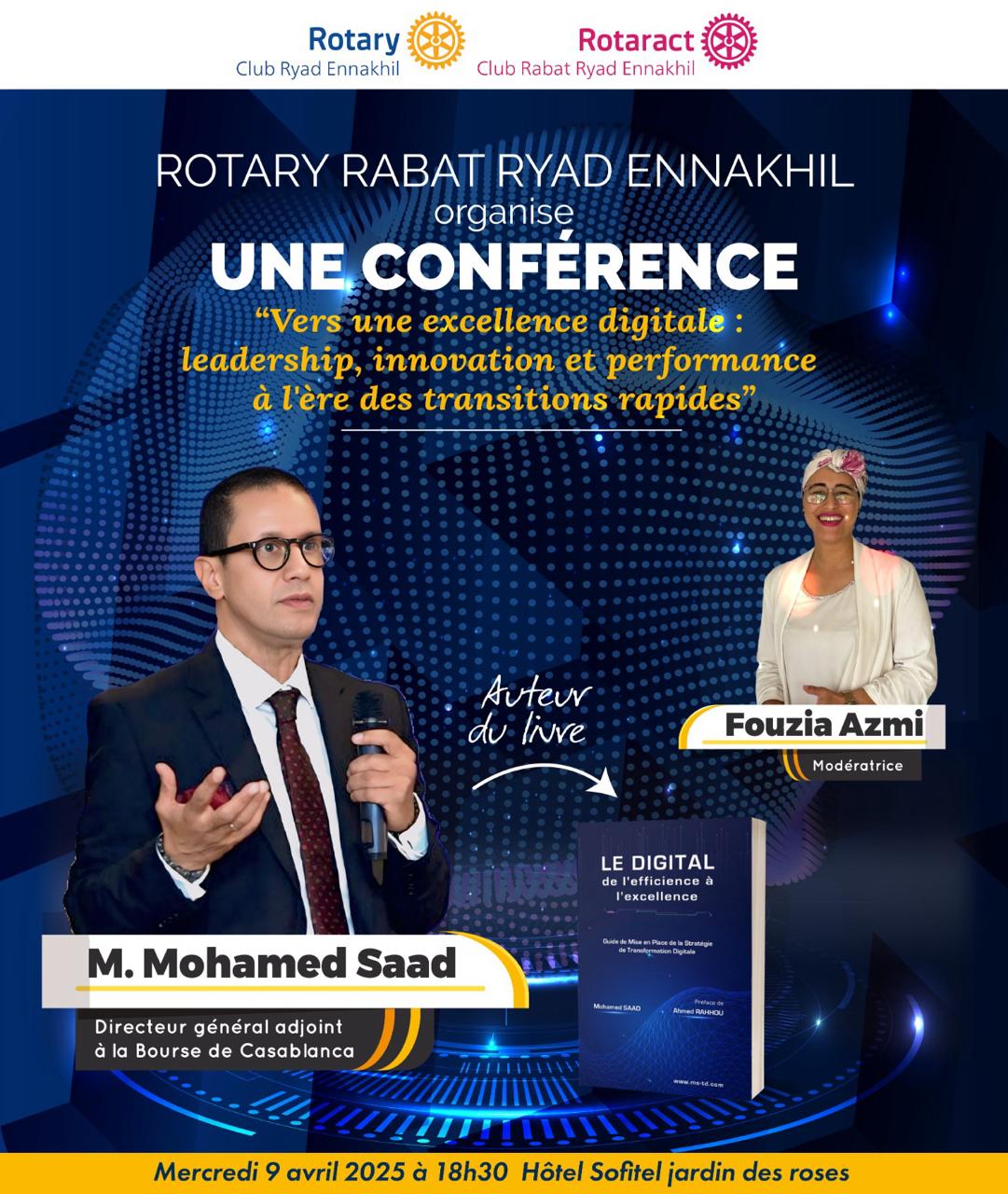 Une conférence "vers une excellence digitale leadership innovation et performance à l'ère des transitions rapides"